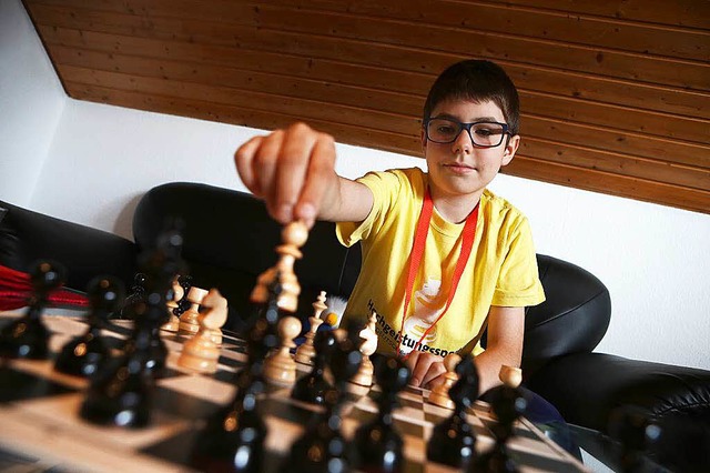 Andrei Ioan Trifan, deutscher Jugend-Schachmeister aus Oberweier  | Foto: Christoph Breithaupt
