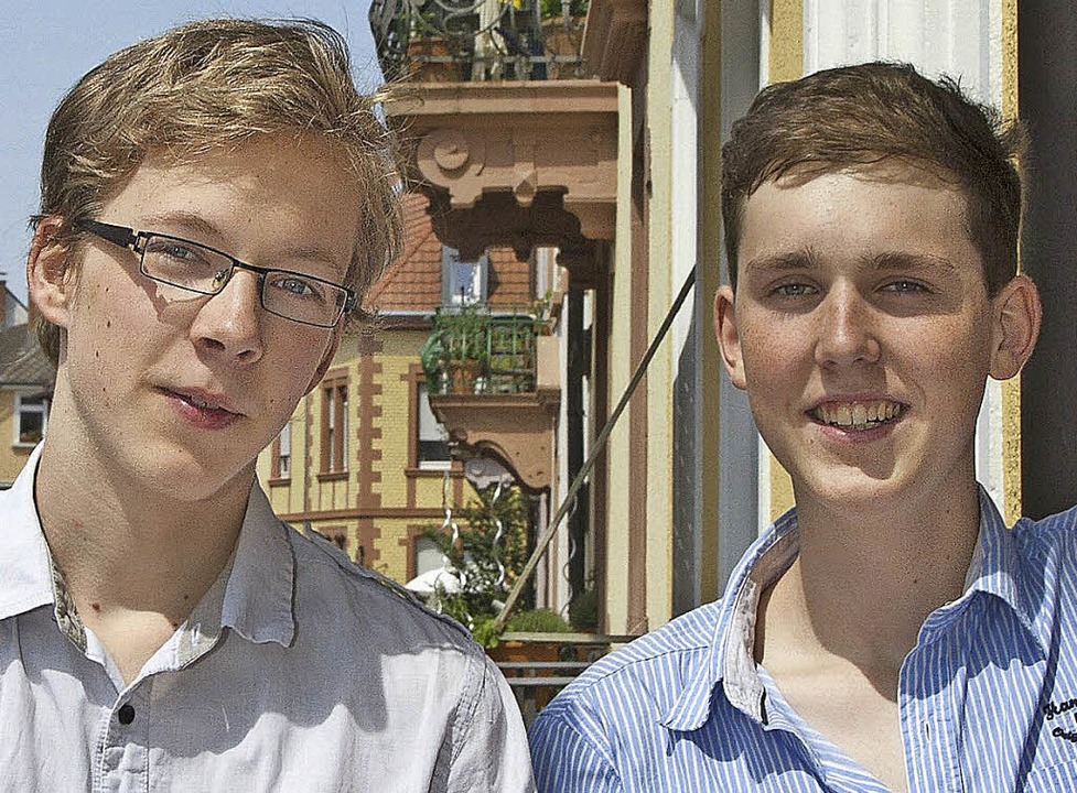 Topplatz fr Benedikt Jeschke und Joshua Linke   | Foto: privat