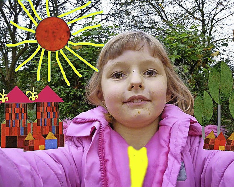 &#8222;Meine Stadt&#8220; und &#8222;F...ind die Titel der beiden Kunst-Stcke.  | Foto: schule
