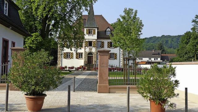 Im Park  von Schloss Entenstein finden Ende August die Weintage statt.   | Foto: Gemeinde Schliengen
