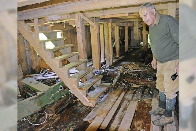 Dank Vorsorge hat die Wellendinger Sge das Hochwasser berstanden