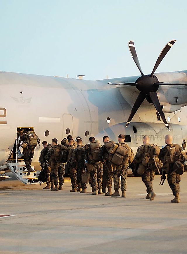 US-Soldaten in Morn  | Foto: dpa