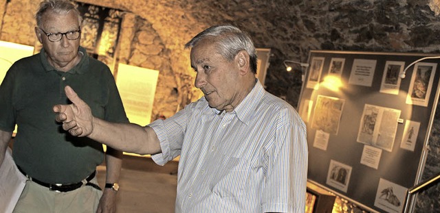 Ausstellungsmacher: Stadtchronist Benn... Bernd Schneider vom Kulturhaus-Verein  | Foto: Hermann Jacob