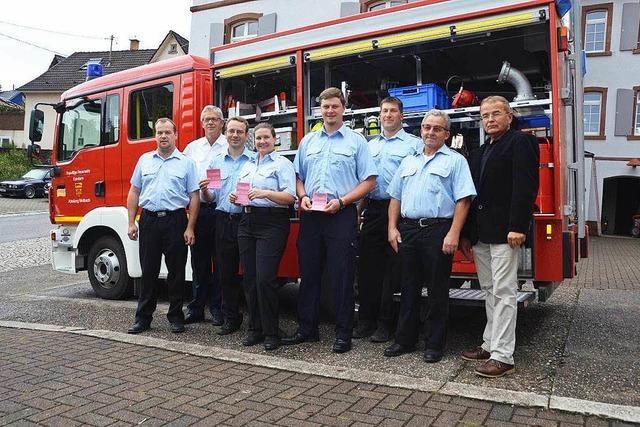 Feuerwehr nimmt Fhrerscheinprfung ab