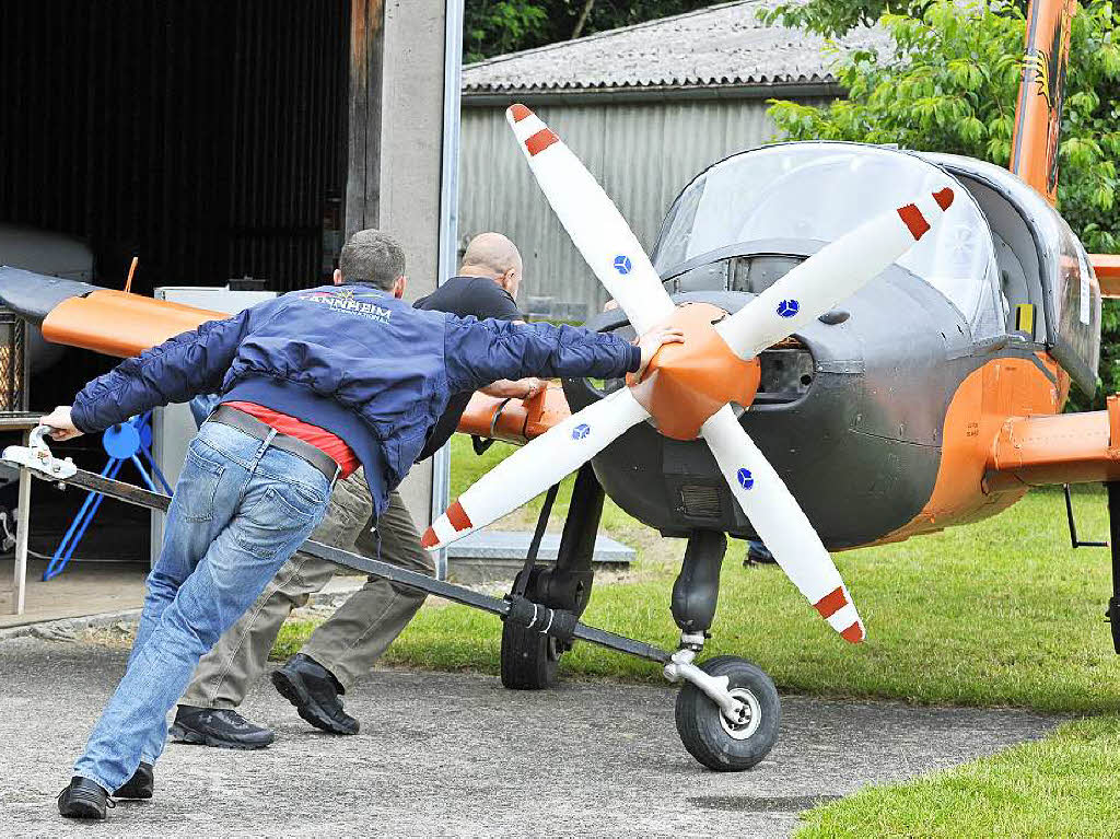 Impressionen vom Flugplatz.