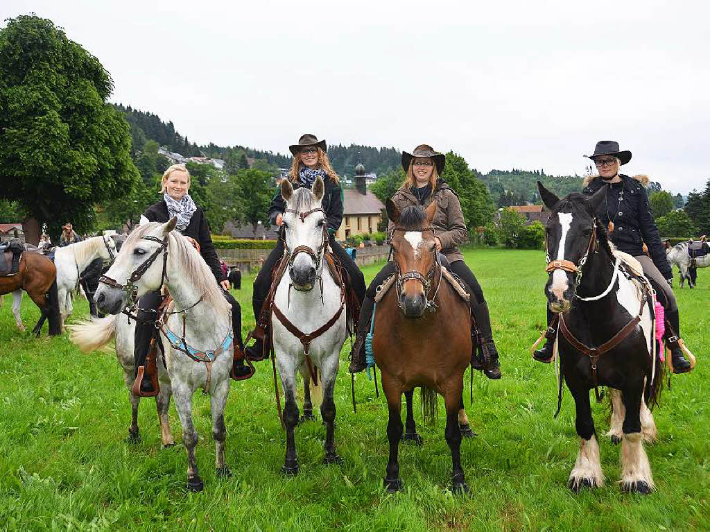 Aus Furtwangen kamen Tamara, Ellen, Daniela und Yvonne in den Hochschwarzwald.