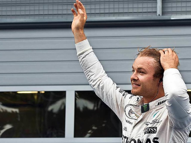 Nico Rosberg kann sein Glck kaum fassen.  | Foto: AFP