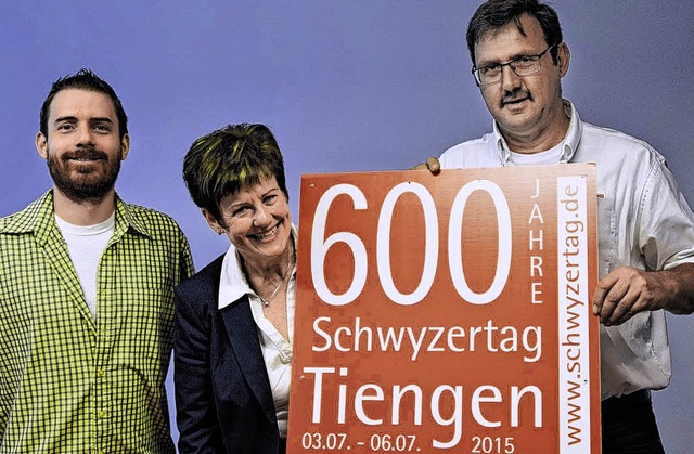 Christa Bader vom Schwyzertagkomitee m...ft 1503. Das Heimatfest kann kommen.    | Foto: Uthe Martin