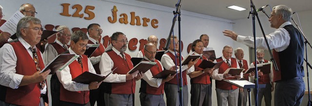 Der Sngerbund Frohsinn aus Grwihl un...gesangverein Hnner 1890 verbrachten.   | Foto: reinhard herbrig