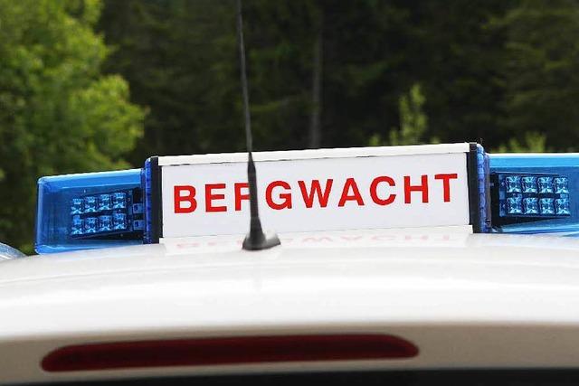 Belchenbahn: Rettungsbung aus ber acht Meter Hhe
