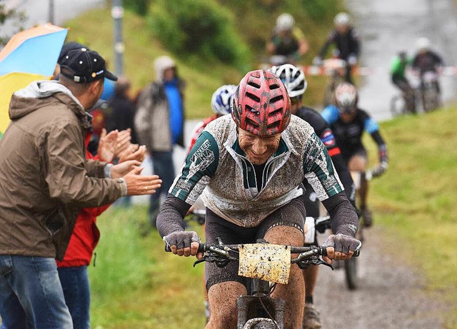 Erstrampelte Freiheit im Schwarzwald: ...trotz Regen und Khle einen  Traumtag.  | Foto: Patrick Seeger