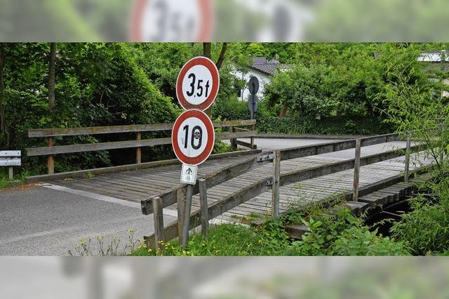 Neue Brcke ber den Hohlebach