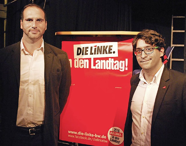 Matteo Di Prima (rechts) und Salvatore Carruba kandidieren fr den Landtag.   | Foto: Loisl Mink