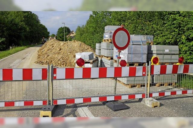 Tempokontrollen auf Baustellen-Umfahrung in Welmlingen