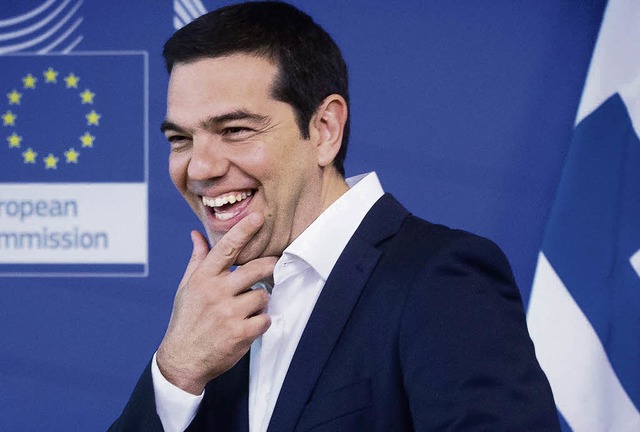 Griechenlands Premier Tsipras war  am ...ch zu einer Lsung kam es noch nicht.   | Foto: dpa