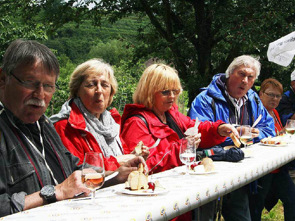 Impressionen von der kulinarischen Weinwanderung Impressionen von der kulinarischen Weinwanderung