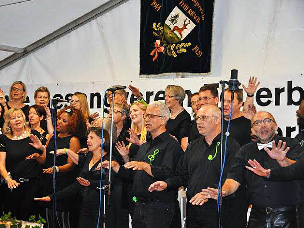 Drei Tage ganz im Zeichen des Gesangs – so feierte der Feuerbacher Gesangverein sein Jubilum.