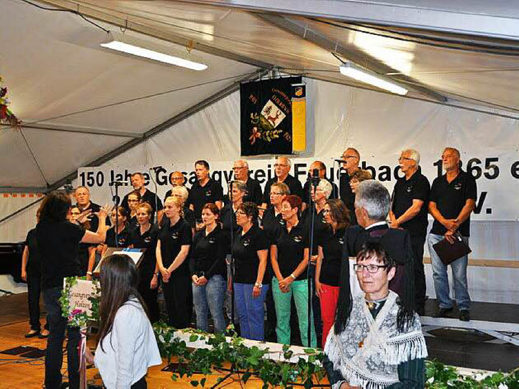Drei Tage ganz im Zeichen des Gesangs – so feierte der Feuerbacher Gesangverein sein Jubilum.