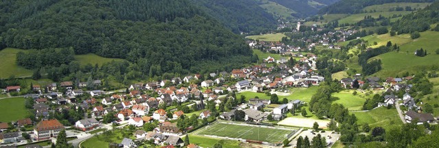 Das &#8222;Quartierskonzept Nahwrme&#...links) und Gufenbachweg (ganz rechts).  | Foto: Manfred Lange