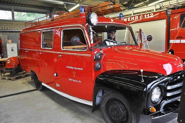 Mit Geduld und Herzblut: Staufener Kameraden restaurieren Feuerwehr-Oldtimer