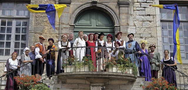 Eine Schopfheimer Delegation feierte i...g zum Gottesdienst am Sonntag mit bei.  | Foto: ZVG