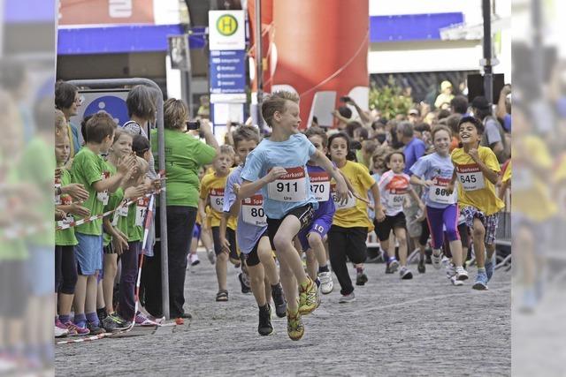 Zieleinlauf direkt auf dem Marktplatz