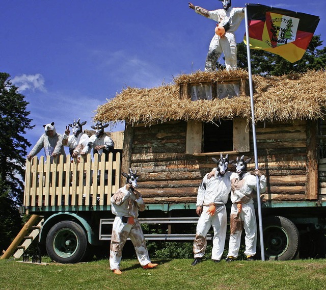 Sieger bei den Gaudimannschaften: Die Gersbacher Wlfe  | Foto: gerd Sutter