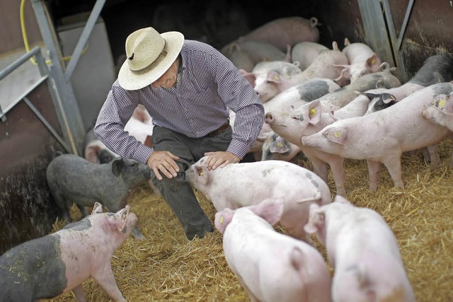 Tierlieb &#8211; so zeigen sich  Bauer...itt hat das nicht immer viel zu tun.   | Foto: dpa