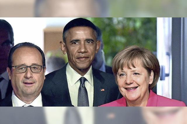 Hollande beschwerte sich ber Merkel