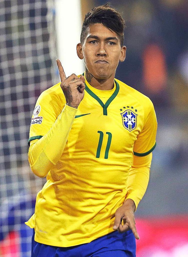 Firmino &#8211; hier im Trikot von Brasiliens Nationalmannschaft   | Foto: dpa