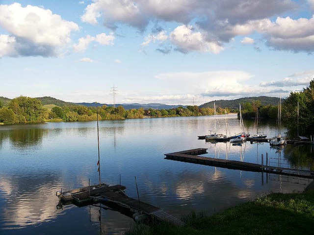 Idylle Gifizsee: Eine &#8222;Eventgast... ist aus Sicht der Stadt eher strend.  | Foto: Helmut Seller