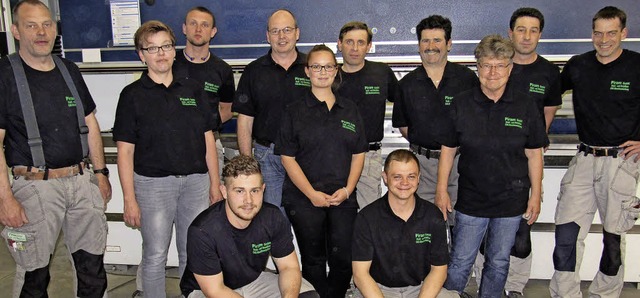 Die Belegschaft von Piram Stahl- und Metallbau ist ein gutes Team.  | Foto: Piram