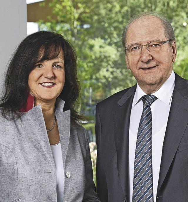 Firmengrnder Hans Weber und Tochter Heidi   | Foto: weber haus