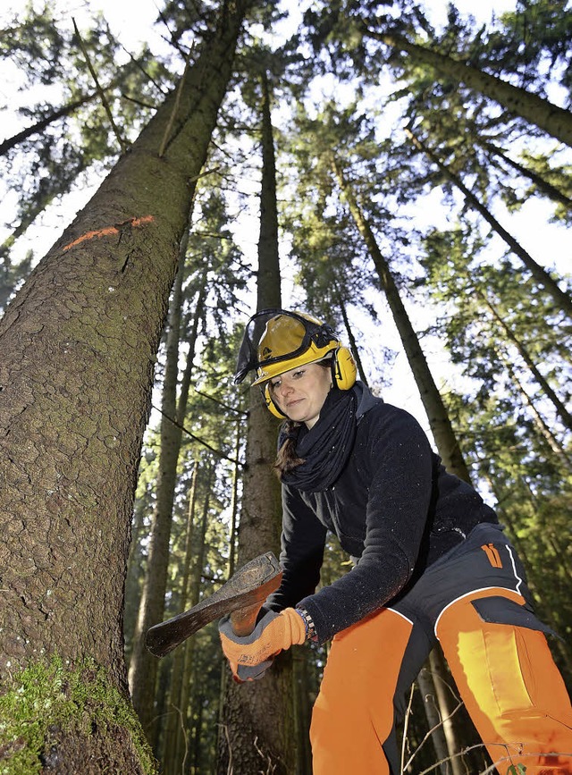 Holz aus dem Landkreis knnte in Neustadt verkauft werden.   | Foto: dpa