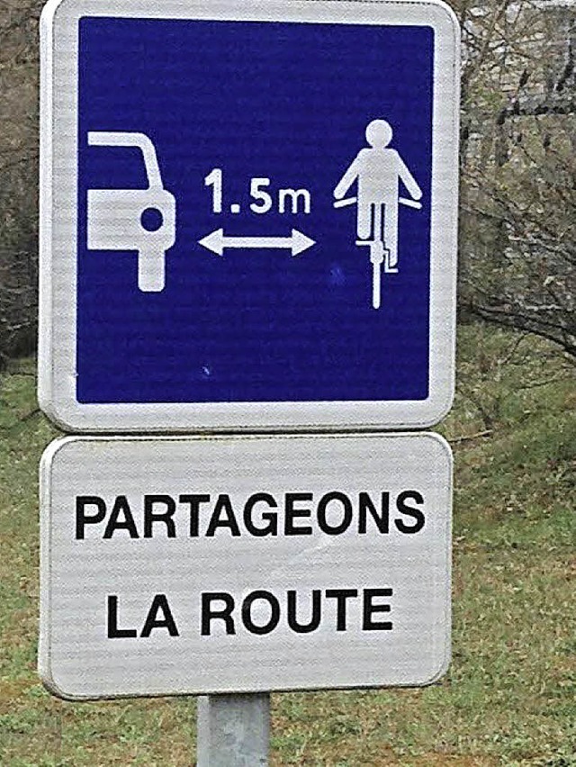 Partageons la route &#8211; lasst uns ...Frankreich Verstndnis geweckt werden.  | Foto: zVg Wolfram Uhl