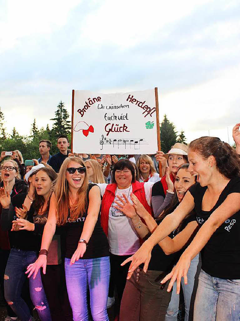 Originelle Bhnenshow, tolle Musik und super Stimmung waren beim Blechduell des SWR4 an der Adlerschanze in Hinterzarten garantiert.