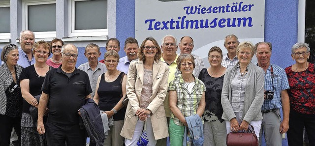 Der Besuch des Wiesentler Textilmuseu...r auch von der Textilindustrie lebte.   | Foto: privat