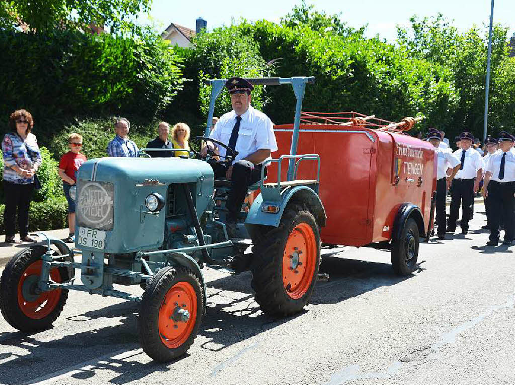 Historisches Fahrzeug der Feuerwehr Tiengen