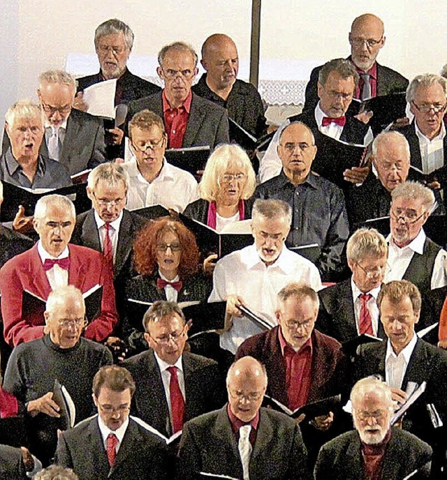 Ein voller Erfolg war das Chorkonzert in Eichstetten.   | Foto: Horst David