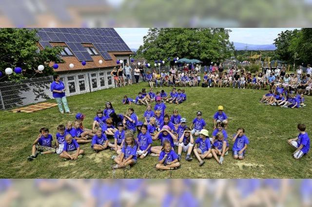 Waltershofener Grundschülern haben jetzt viel Platz zum Spielen - und ein „grünes Klassenzimmer“