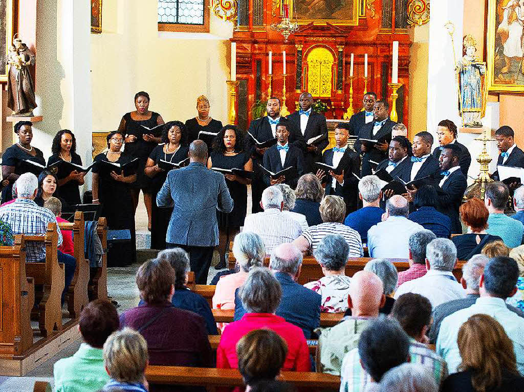 Einmaliges Musikerlebnis in der St. Marien Kirche in Gndelwangen: Jeremy Winston Chorale