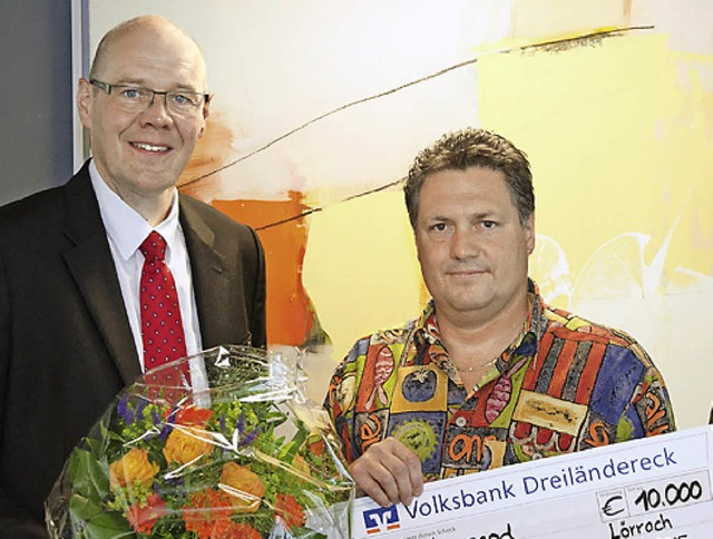 Gewinner Oliver Kollmann (rechts) mit Ulf Bleckmann   | Foto: zvg