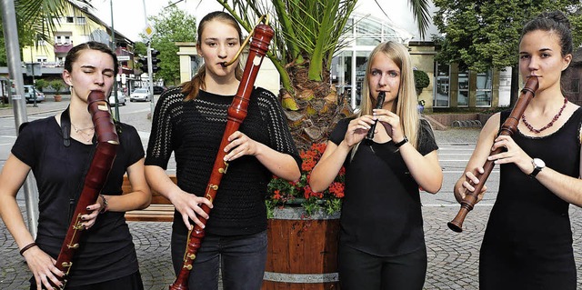 Das Blockfltenensemble &#8222;Flauto ...n und musikalischen Hchstleistungen.   | Foto: Annette Preuss