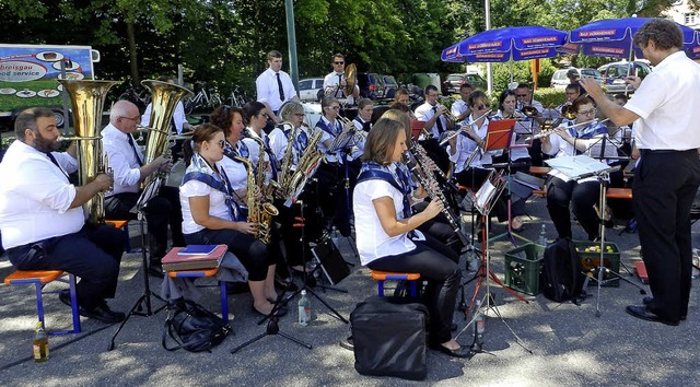 Zum Programm des Burger Fests gehrte auch Musik.   | Foto: Hartwig Kluge