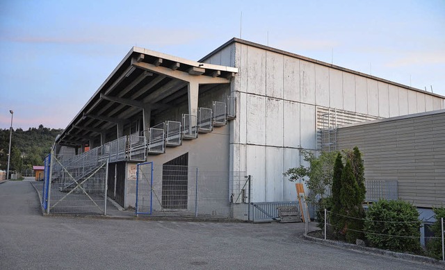 Fr die alte Alemannenhalle soll ein G...lichen Nutzungsformen erstellt werden.  | Foto: Sarah Trinler