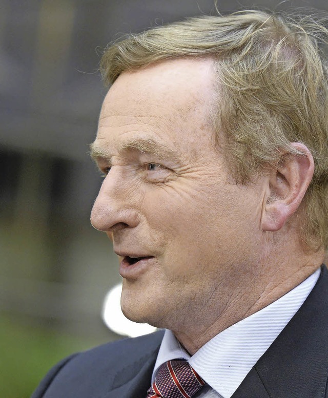 Ist fr weitere Verhandlungen: Irlands Premier Enda Kenny   | Foto: afp