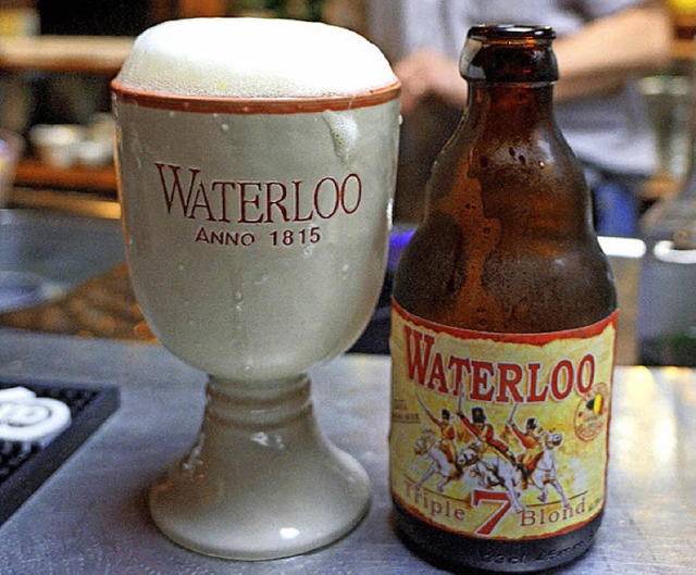 Bier in Waterloo, Belgien  | Foto: Martin Cyris