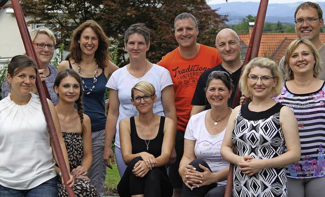 Das Vorstandsteam des  Frdervereins f...garten und Grundschule in Holzhausen.   | Foto: Bachmann-Goronzy