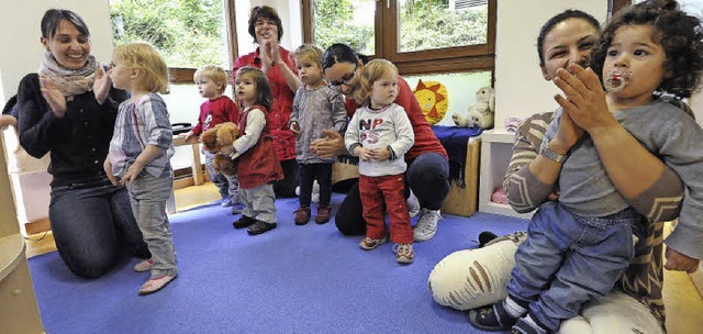 Mit der &#8222;Gelbe Rbchen&#8220;-Gr...ten sich Eltern und Erzieher engagiert  | Foto: Markus Zimmermann