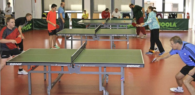 Im Hasler Brgersaal wird es ab Septem...regionalen Herren-Tischtennis  geben.   | Foto:  Ralph Lacher